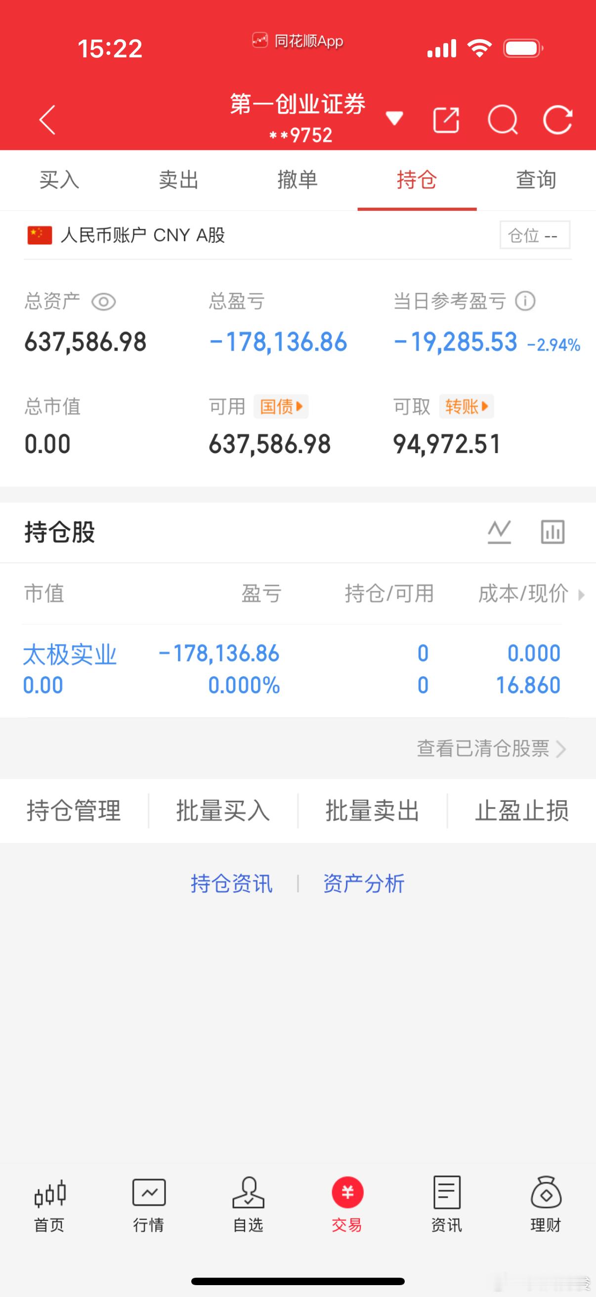 7月17日 收盘 记录全职炒股40万勇闯大A记 第（ 62  ）天！当日参考盈亏