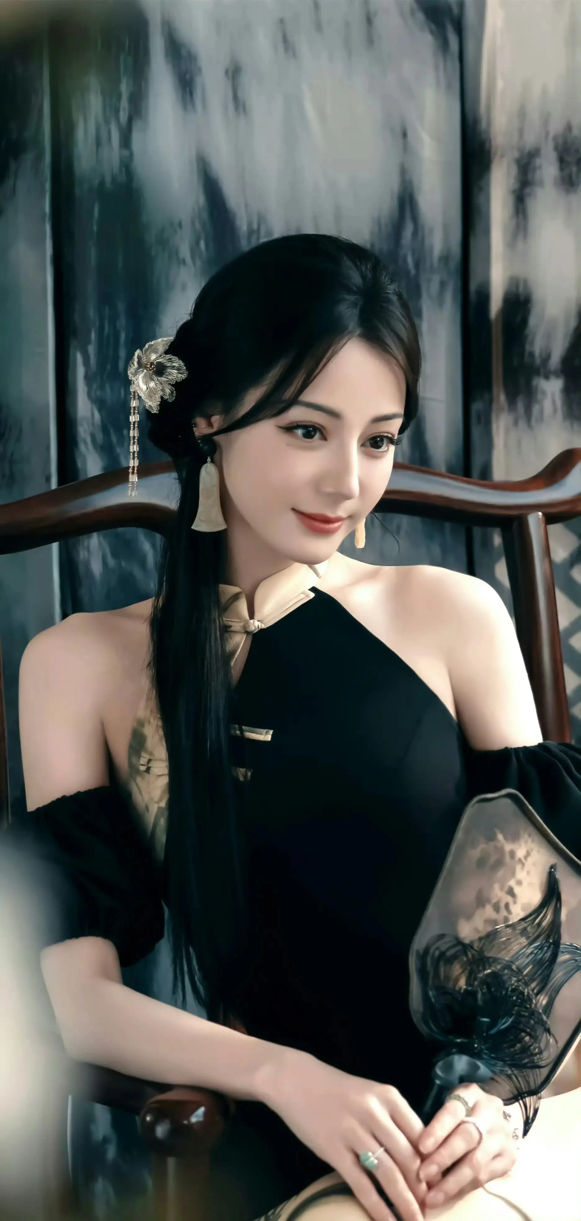 迪丽热巴｜古韵旗袍，婀娜身姿，别有韵味