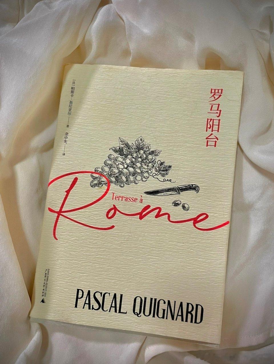 ——📖年岁愈老，我愈容易从所经的美景中自拔帕斯卡·基尼亚尔的《罗马阳台》是一部