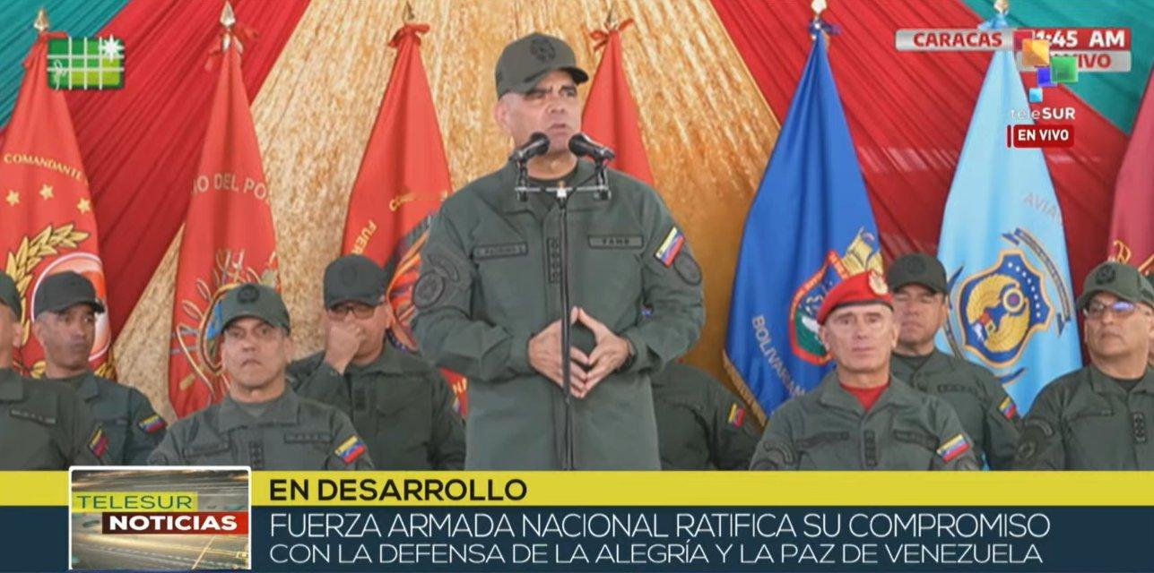 🔥 委内瑞拉玻利瓦尔国家武装部队重申捍卫国家主权和平的承诺委内瑞拉人民政权国防