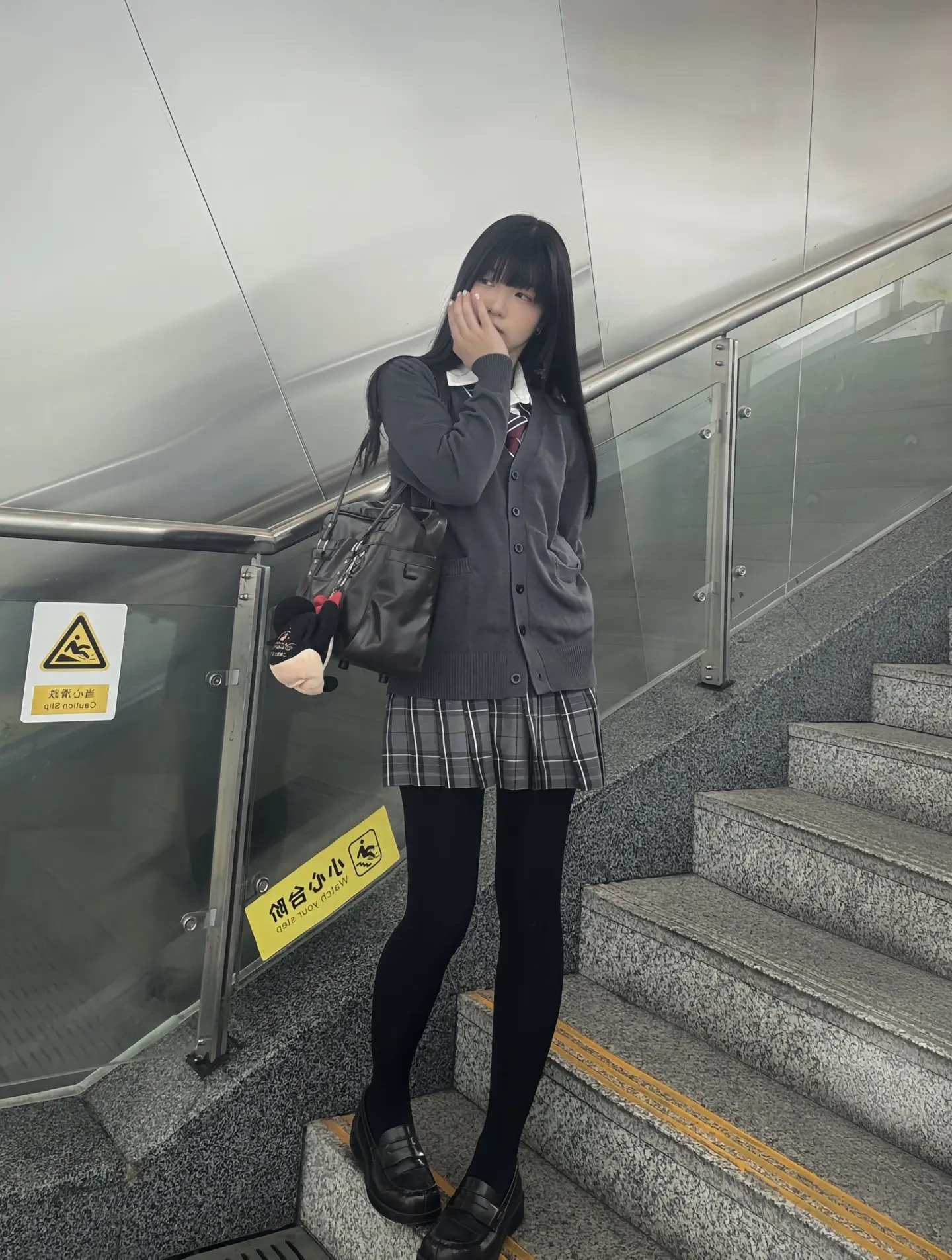 看我一米五p成一米七。