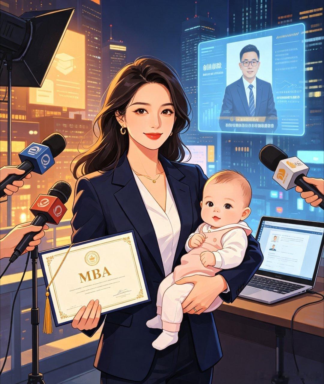我有个发小，妥妥的女强人。她一直怀揣名校梦，直接贷款36万攻读北大MBA，我打心