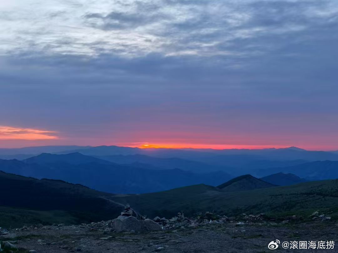 五台山顺朝从日出开始 忻州·五台山