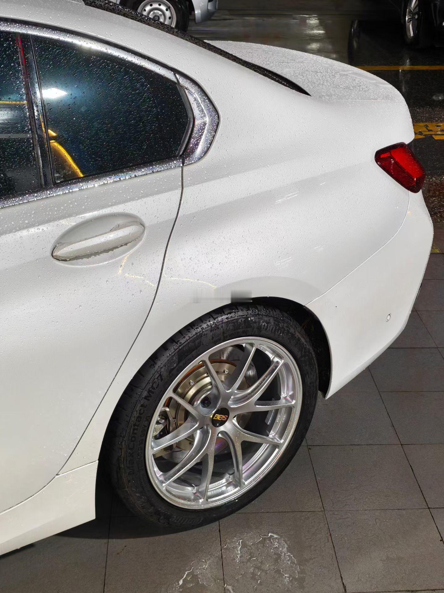 宝马3系 完工供参考全新BBS RIA DS 18寸意大利科吉精准动平衡 