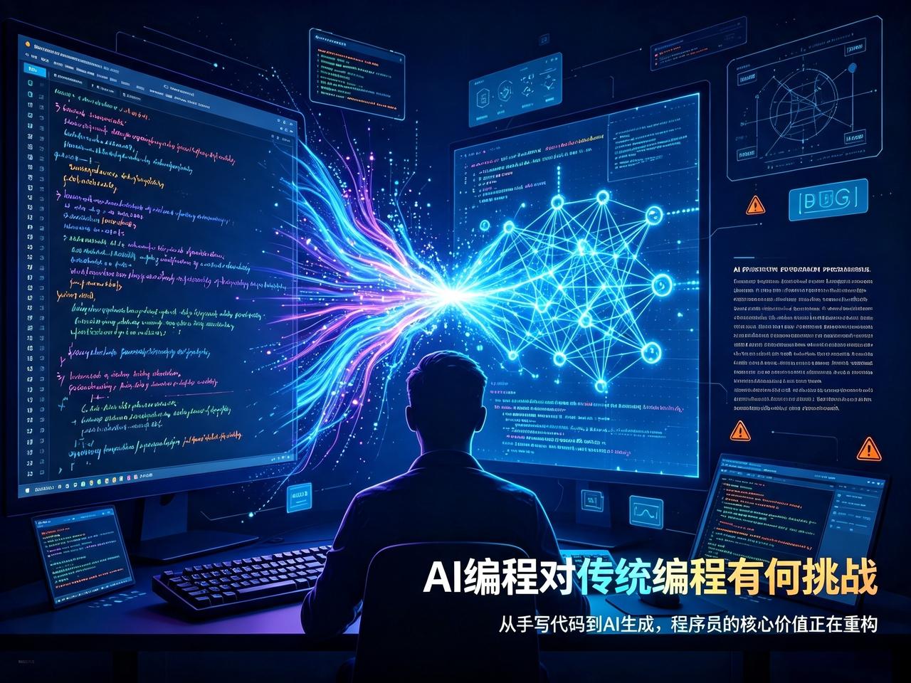 当下很多程序员都有深深的危机感：AI飞速迭代，传统手写编程，真的要被淘汰了吗？