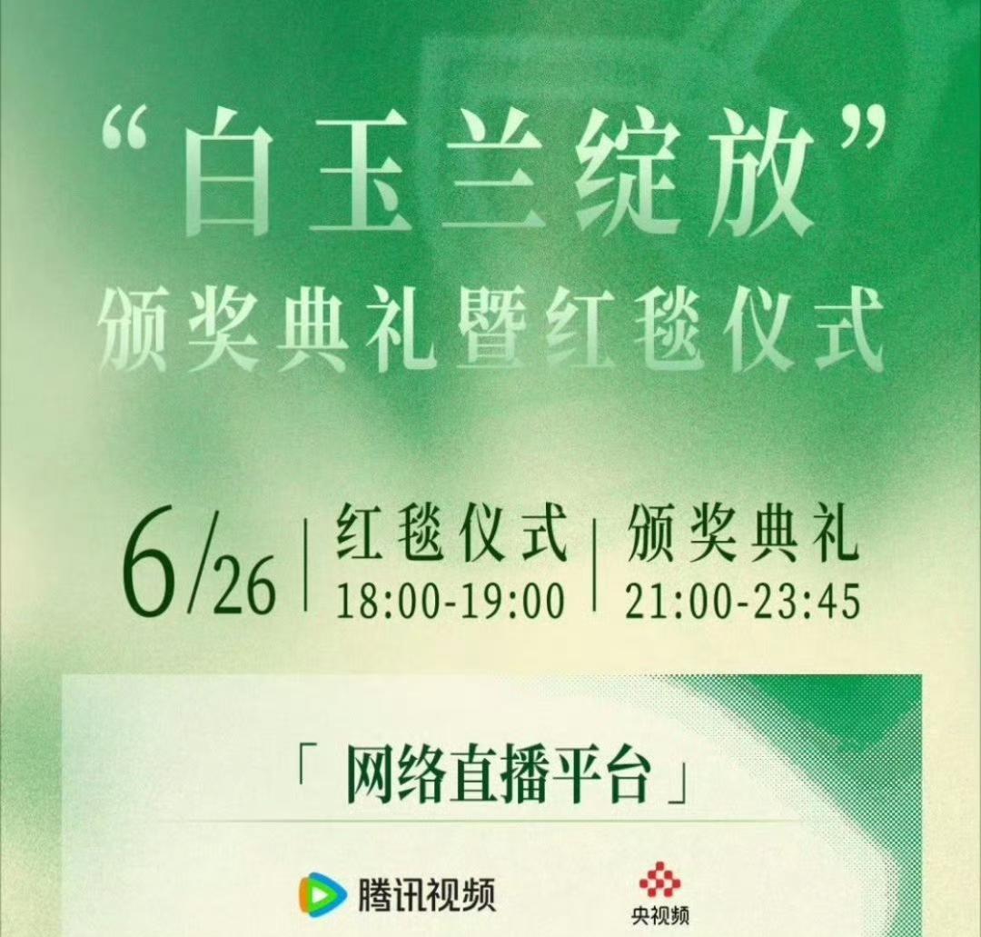 今晚就要公布白玉兰视帝视后了！你们觉得谁赢面大？[灵光一闪]