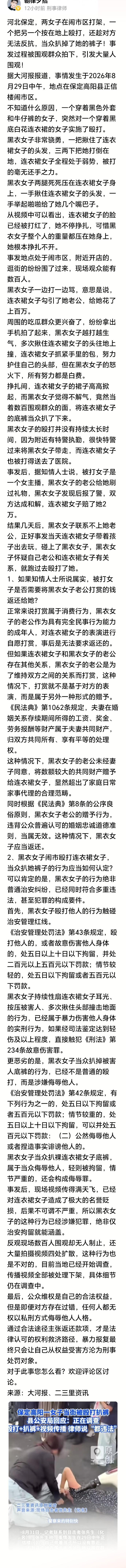 律师写的，既有当时的详细情况描述，又有事后的法律分析，我觉得非常全面和详细，搬运