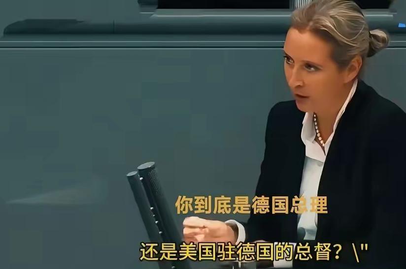 德国经济衰退，民众怨声载道：极右翼女政客魏德尔在议会当场怒斥总理：“你到底是德国