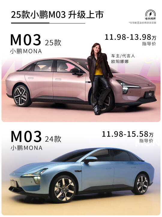 一篇看全✅ 25款小鹏M03🚗升级了什么❓