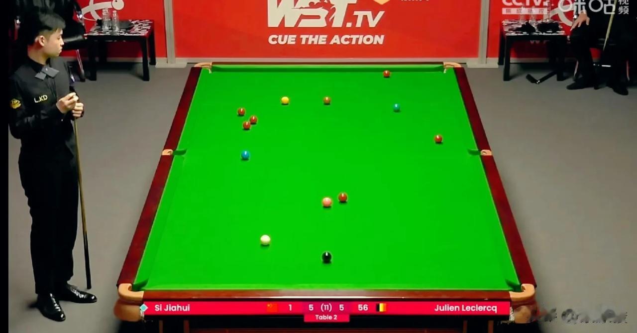 斯佳辉6-5绝杀莱克勒克，艰难晋级。斯佳辉准度时好时坏，但最后赢还是赢在准度。
