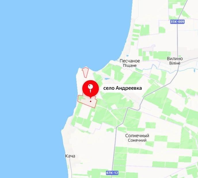 Krymskyi Veter：Andriivka. 安德烈夫卡附近發生強烈爆炸，