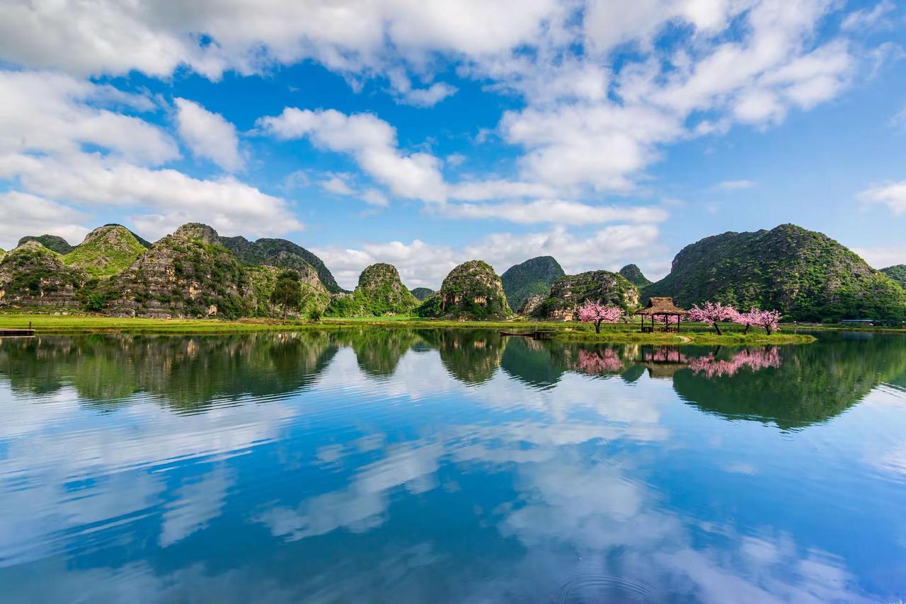 普者黑。普者黑风景如画的普者黑 云南普者黑风景