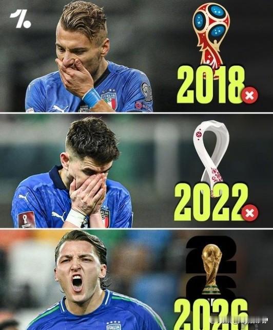 意大利连续3届踢世预赛附加赛，这次能晋级吗？意大利主场1：4被挪威逆转，只能以小