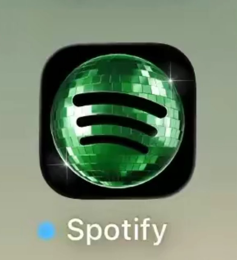 Spotify最新版图标真是丑