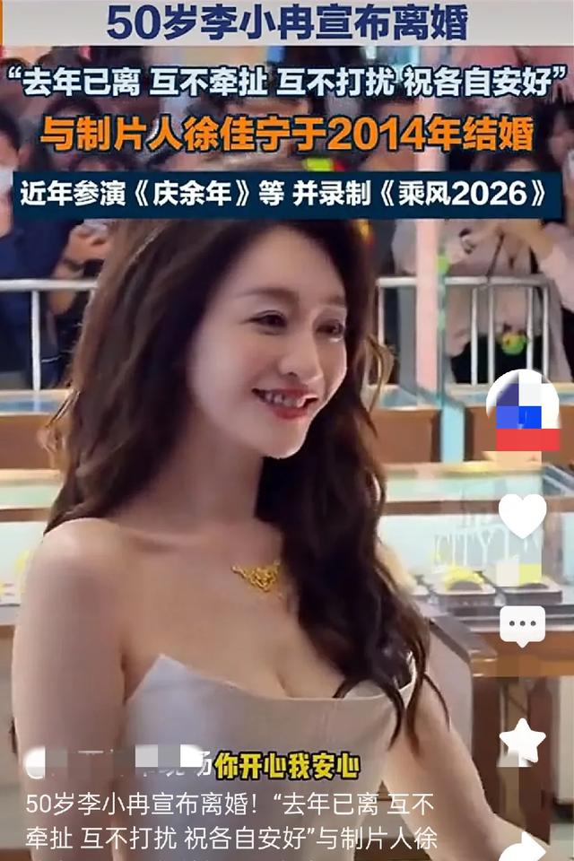 我们80后的白月光女神李小冉宣布，结束了这段丁克婚姻，同时前夫徐佳宁被曝有外债2
