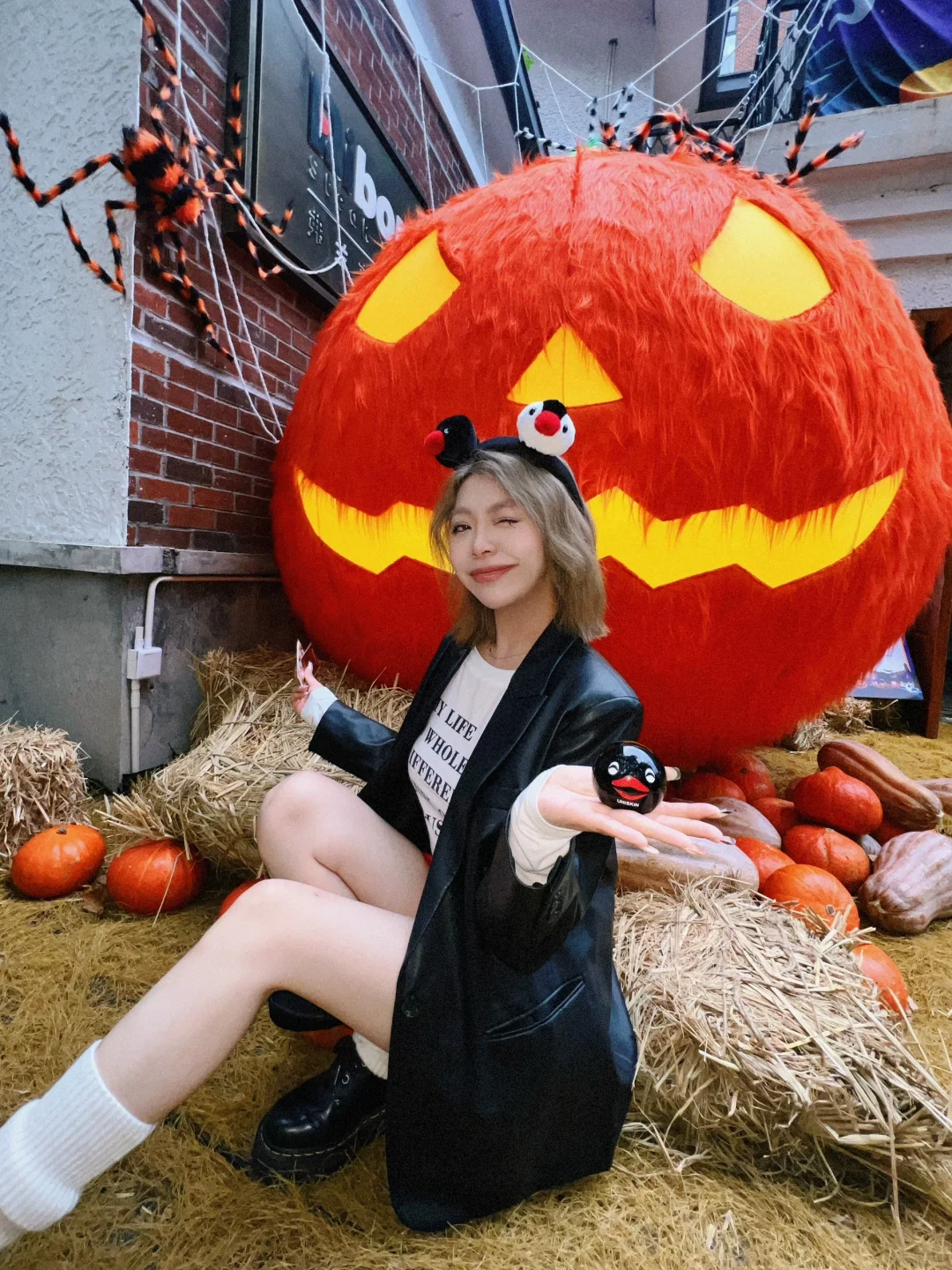 🎃👿和Ricky水灵灵合影啦
