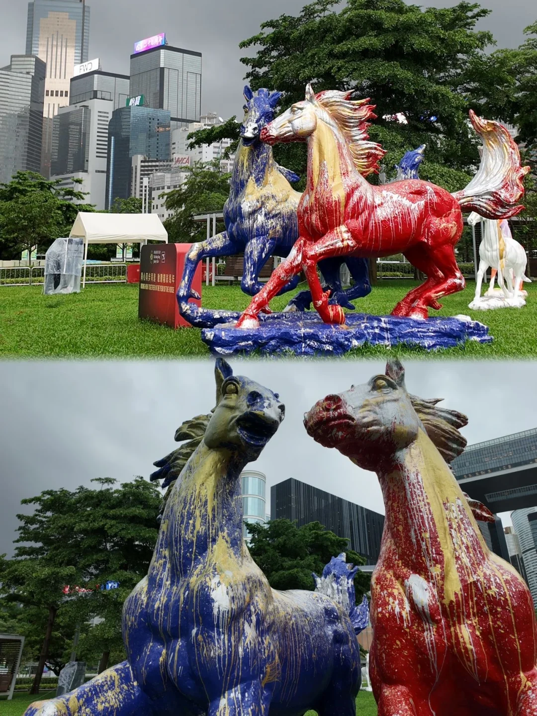 🇭🇰维港奔马登场！「融马情」免费展览别错过