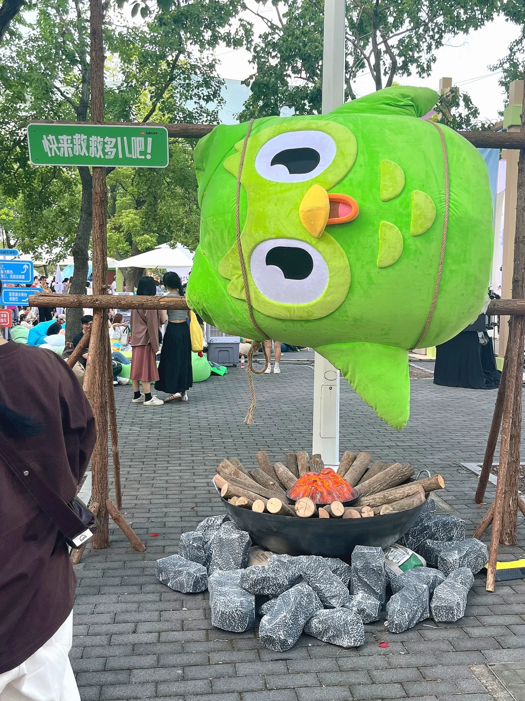 倒反天罡！一群人围观珍稀动物被烤❓