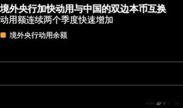 据彭博报道，全球各国央行对中国人民银行货币互换额度的使用量，在第一季度升至两年来