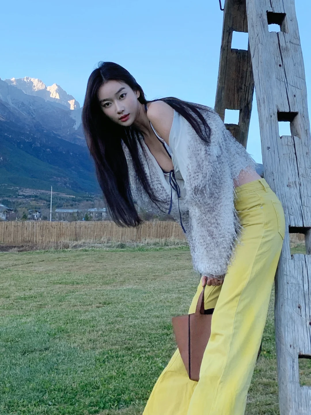 如果是雪山的傍晚🏔️