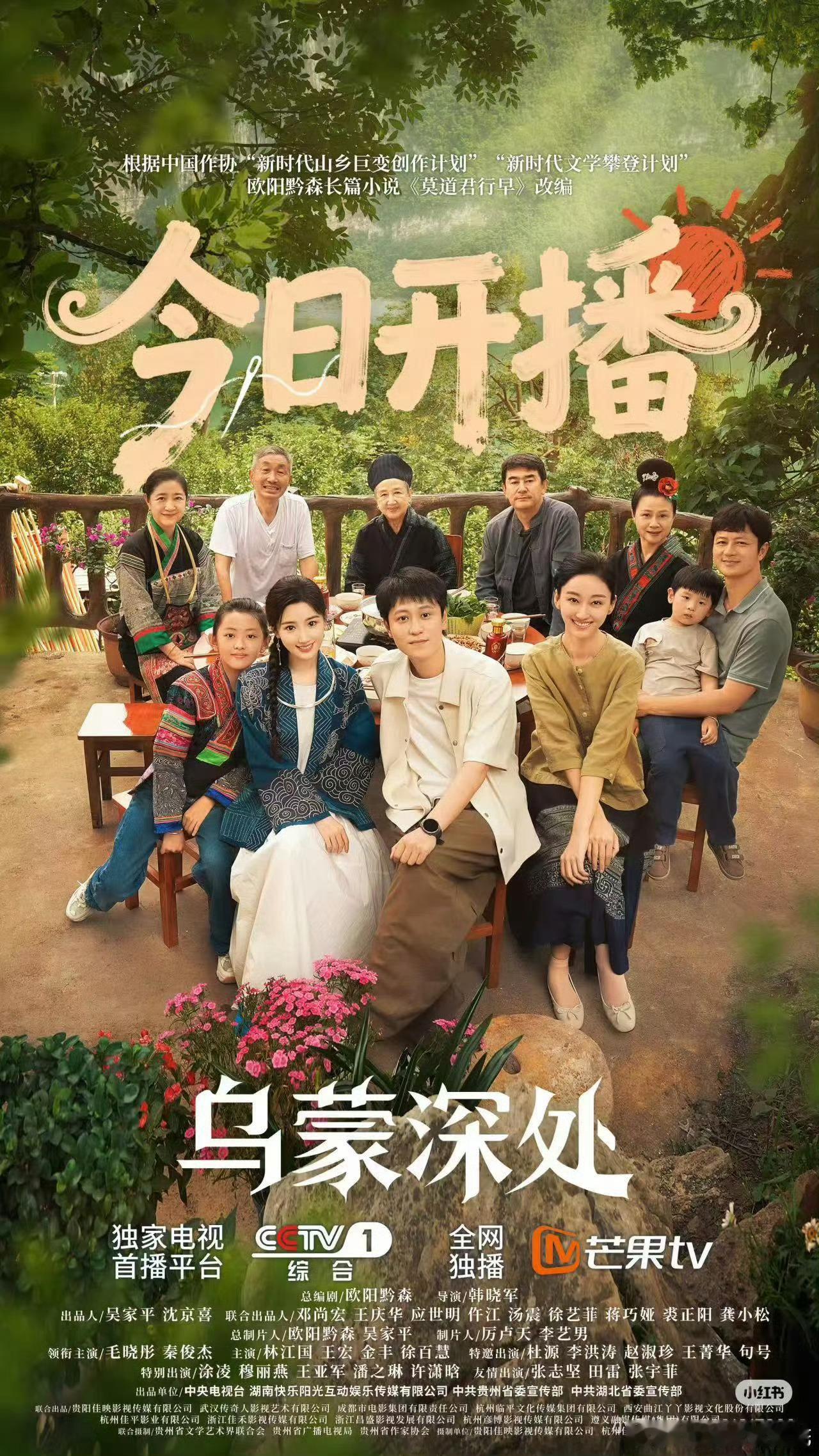 毛晓彤、秦俊杰 上星央一，网播芒果TV。秦俊杰近年走品质路线《天行健》播放量不高
