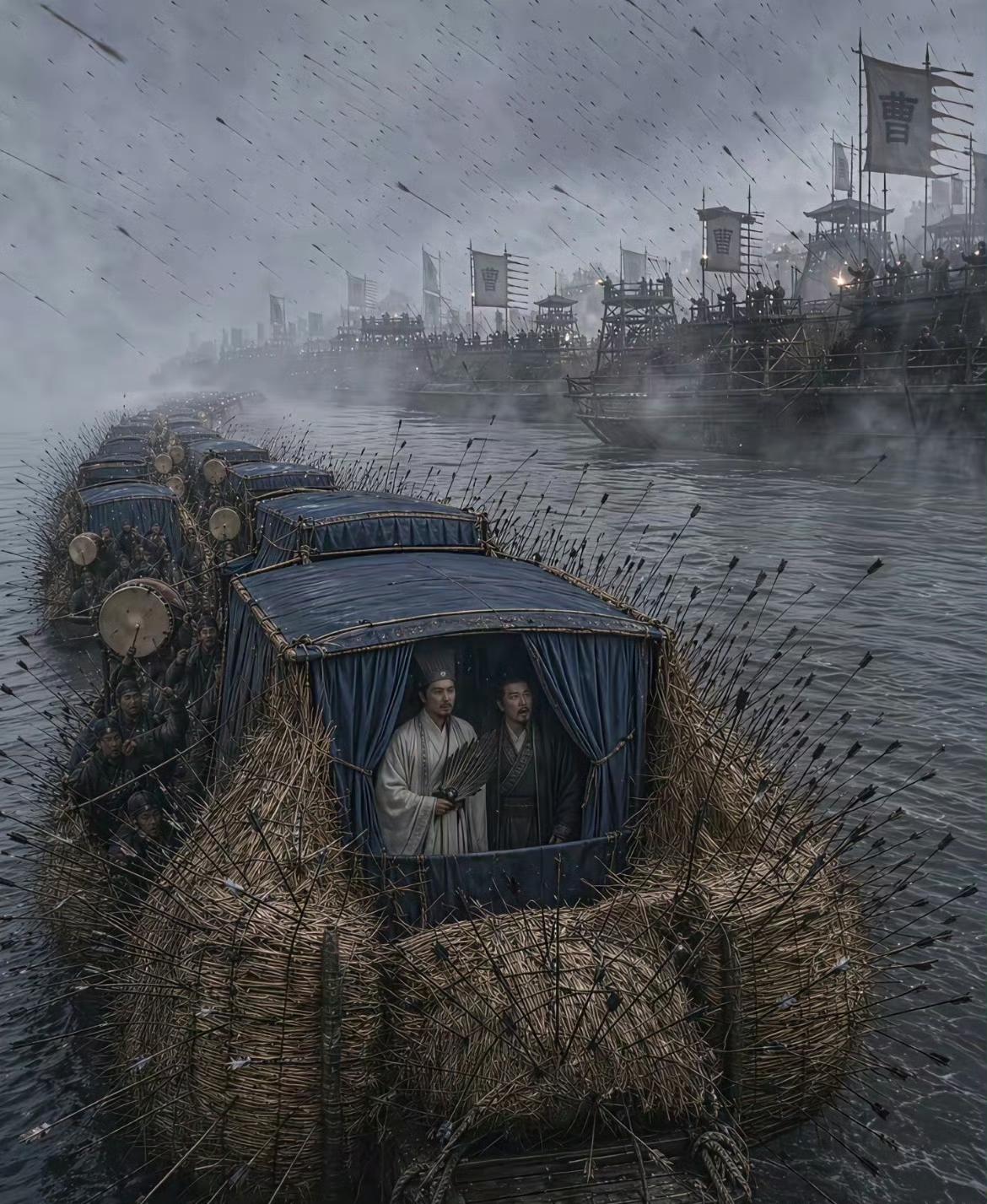 历史上真的有草船借箭吗？总感觉不太靠谱啊！