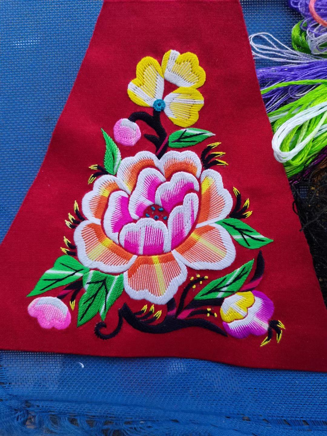 成品 纯手工刺绣