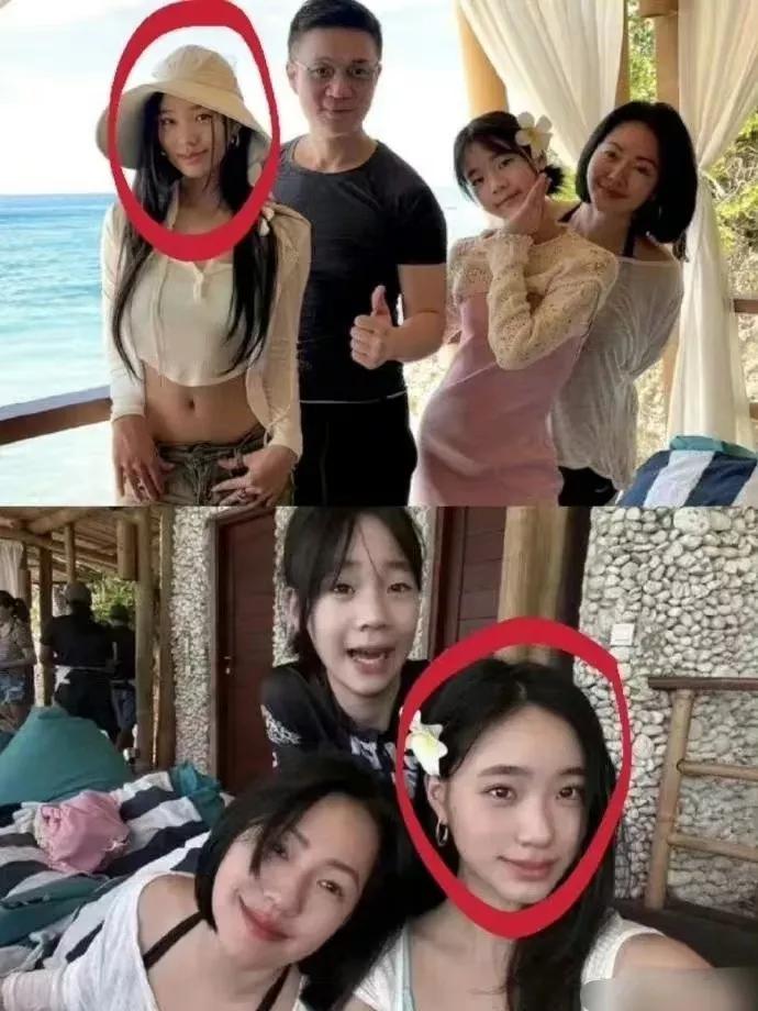 有其母必有其女。
小s豪放。
女儿在穿着方面也很放的开！