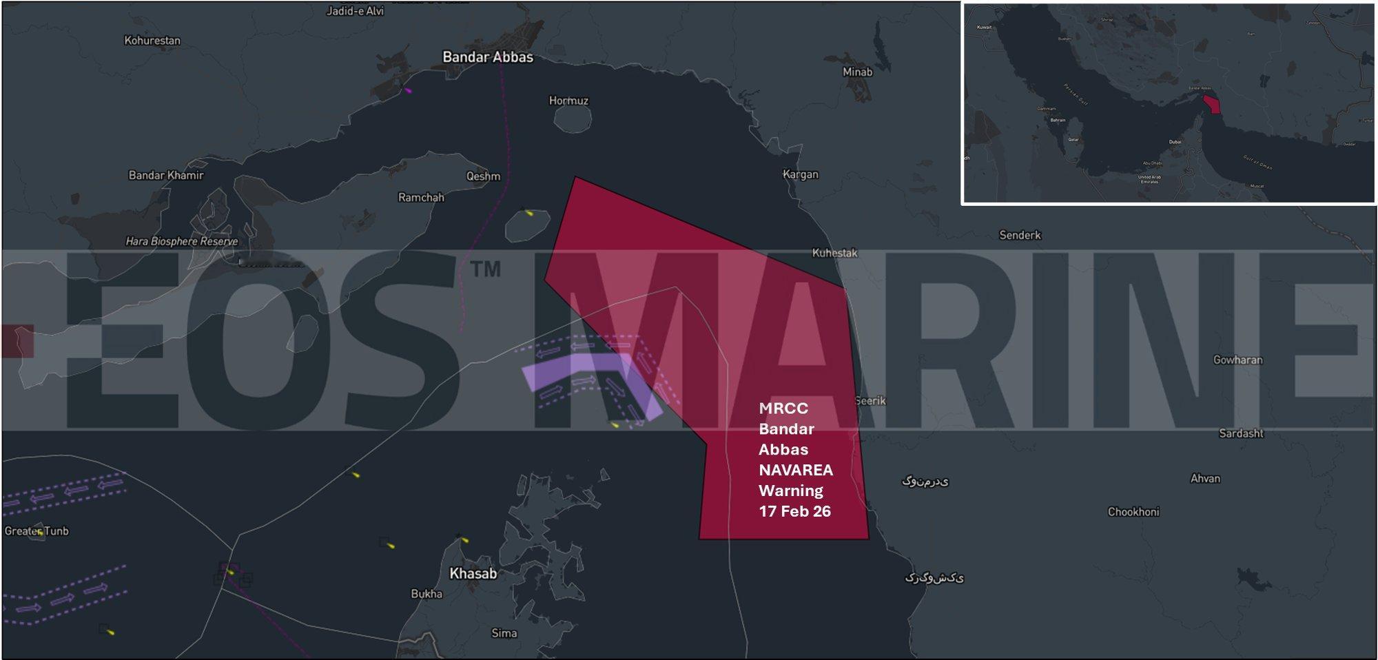 🔻伊朗革命卫队在霍尔木兹海峡展开了大规模海军演习，包括封闭海峡分道通航系统的进