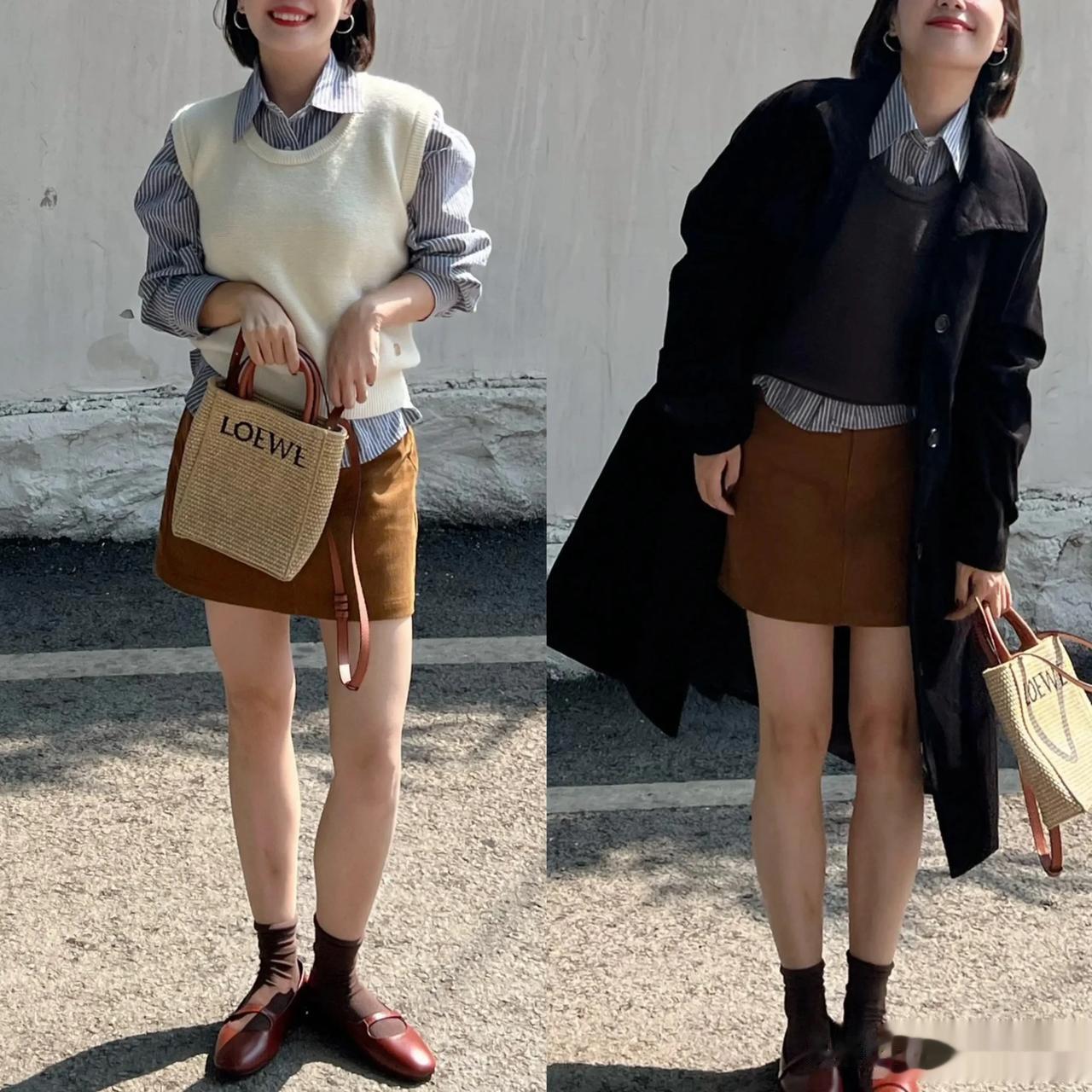 158小个子秋冬穿搭look，可简约可青春。
#Fashion潮搭# #秋冬也能