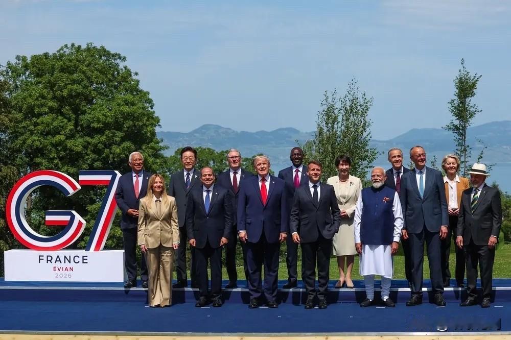 G7峰会特朗普称俄乌冲突和美国无关，这话藏着什么门道？

纽约时报刚放出G7现场