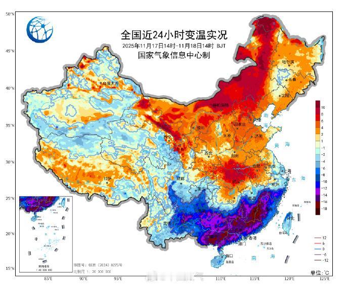 天气真的是像小孩子的脸，说降温就降温了，而且降温幅度还特别大！
这两天，不论是北