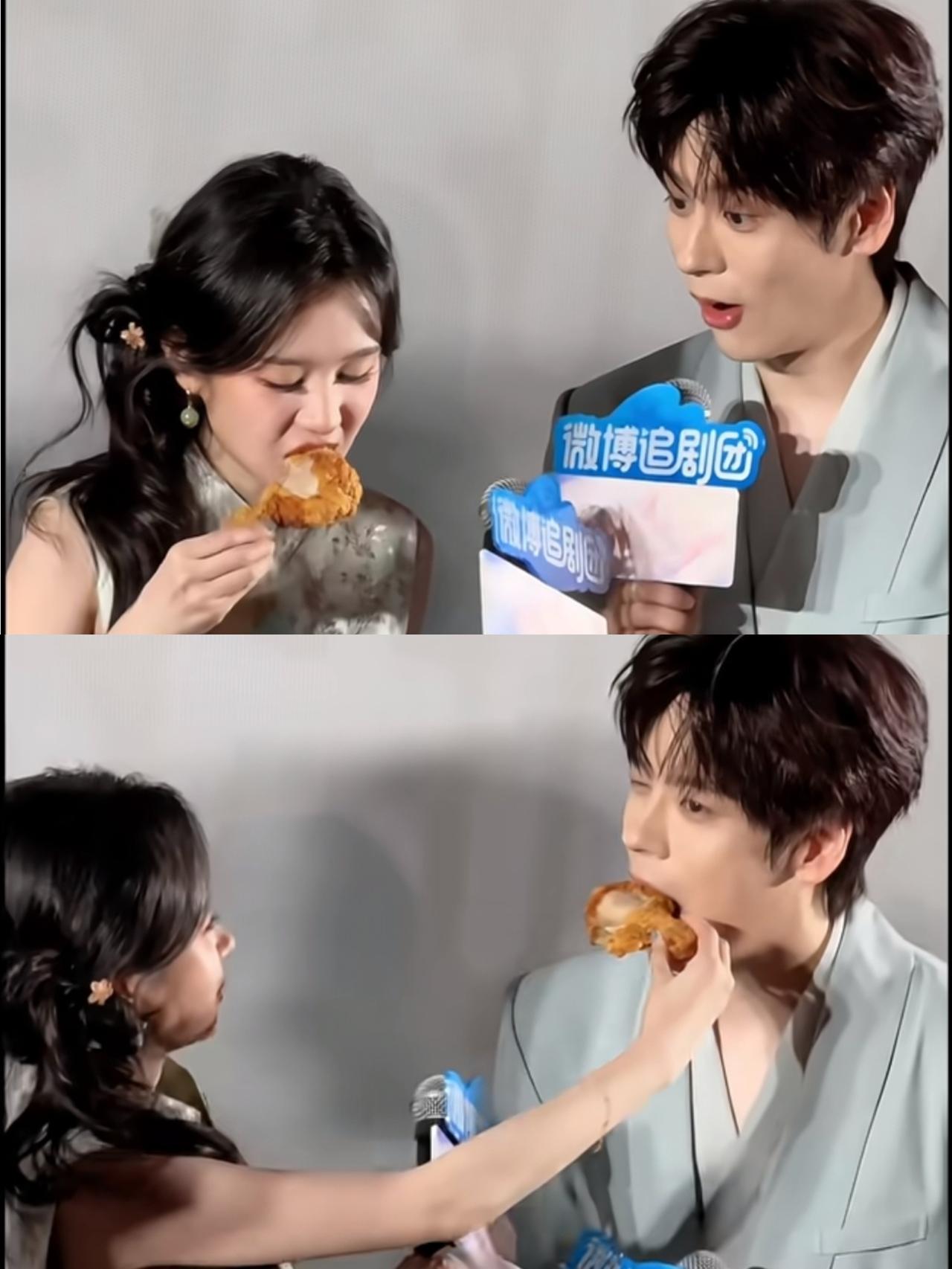 《你是迟来的欢喜》
建议内娱都来学学，
魏哲鸣郑合惠子如何吃鸡腿❗

《你是迟来