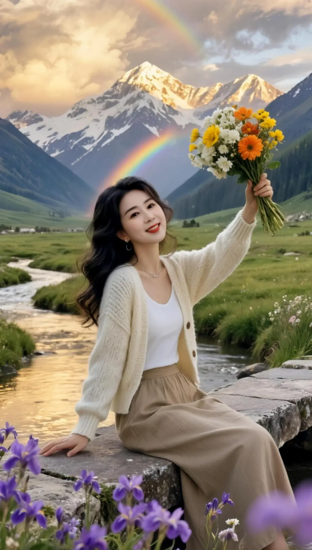 AI山谷治愈写真 随变ai随便玩