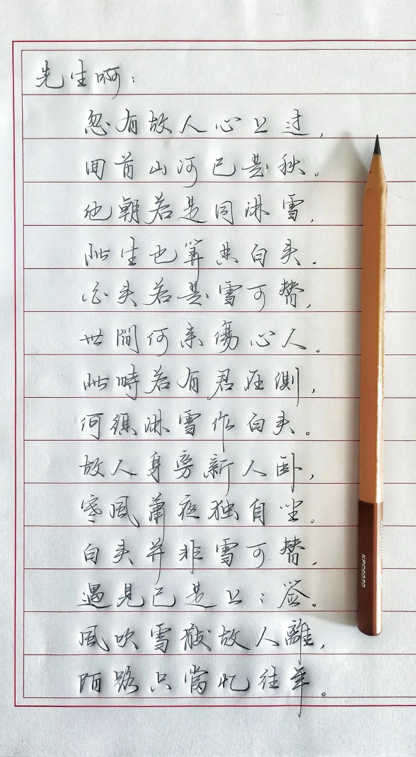 写字✍🏻 硬笔 手写 写字是一种生活 情感文字