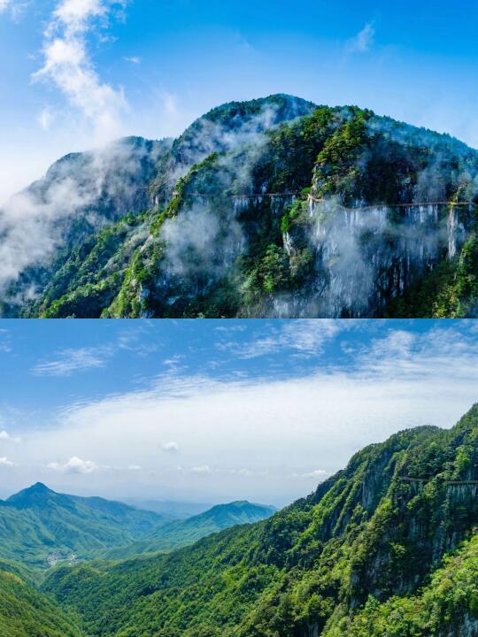 🌄横屏警告！一键开启明月山的满屏春天