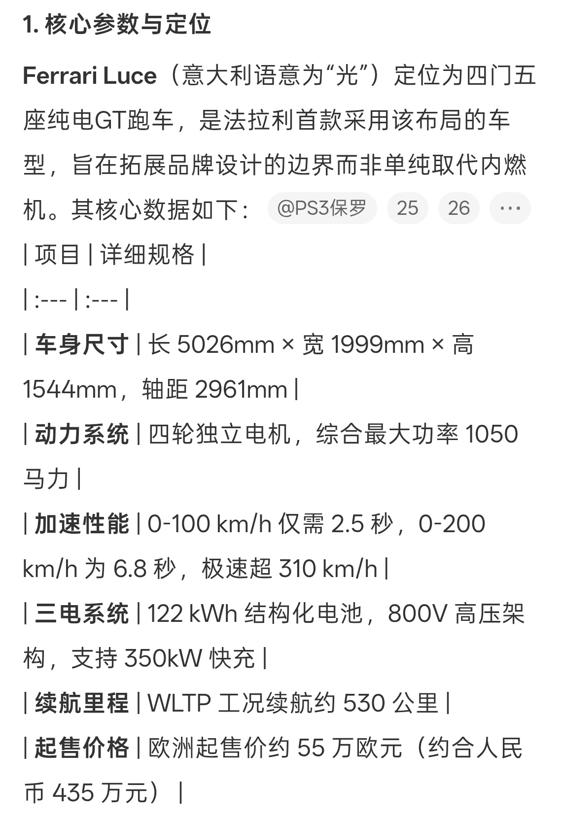 法拉利史上首款电动车亮相看个热闹看个热闹，价格太贵了，哪怕是真富有也得犹豫下。感