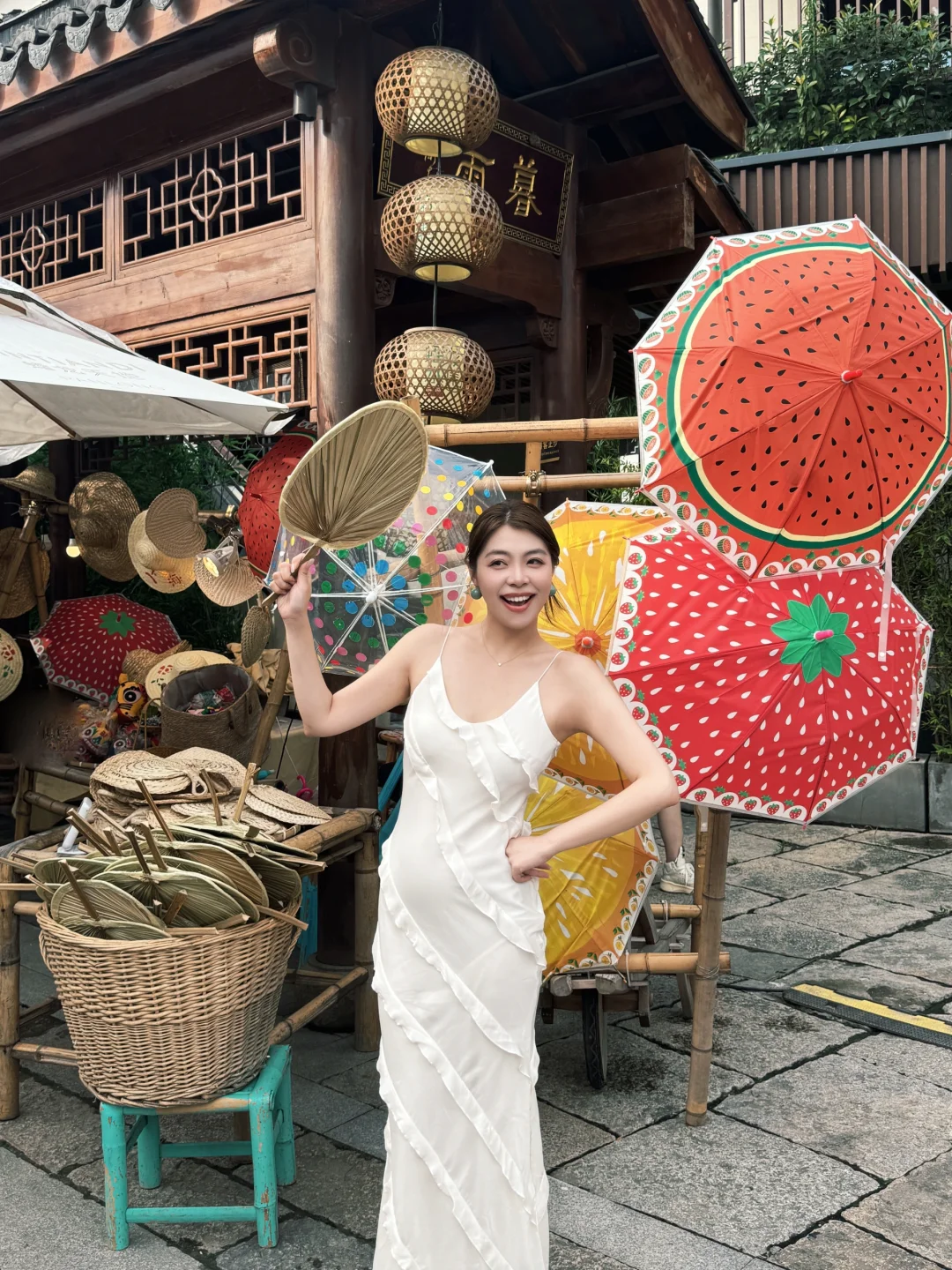这里的夏天，很江南！🍉🧺