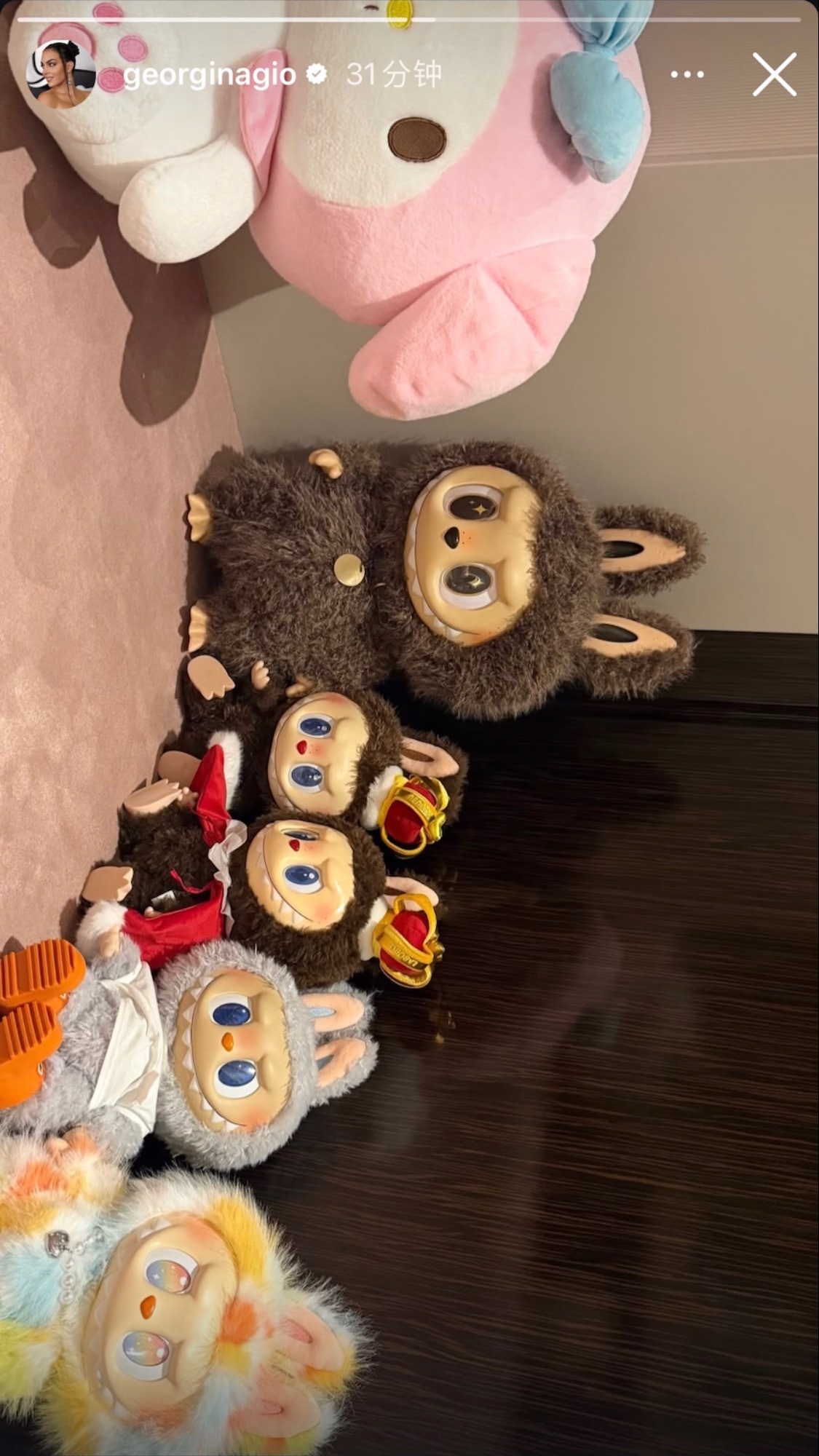 C罗家labubu也是越来越多了😯 