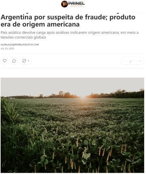 中国退回30万吨阿根廷大豆！

最近中国海关干了一件大快人心的事——退回了整整3