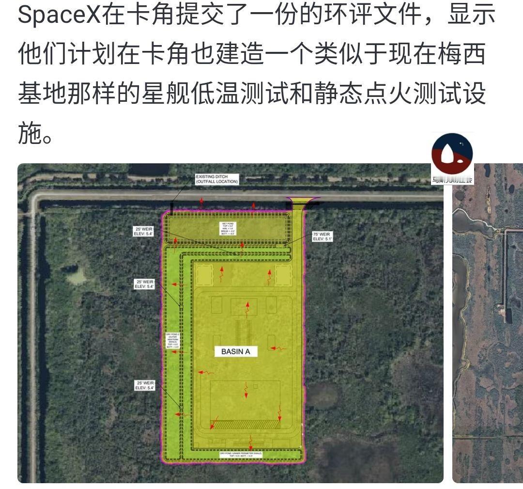 SpaceX计划建设，
一个新的测试设施。