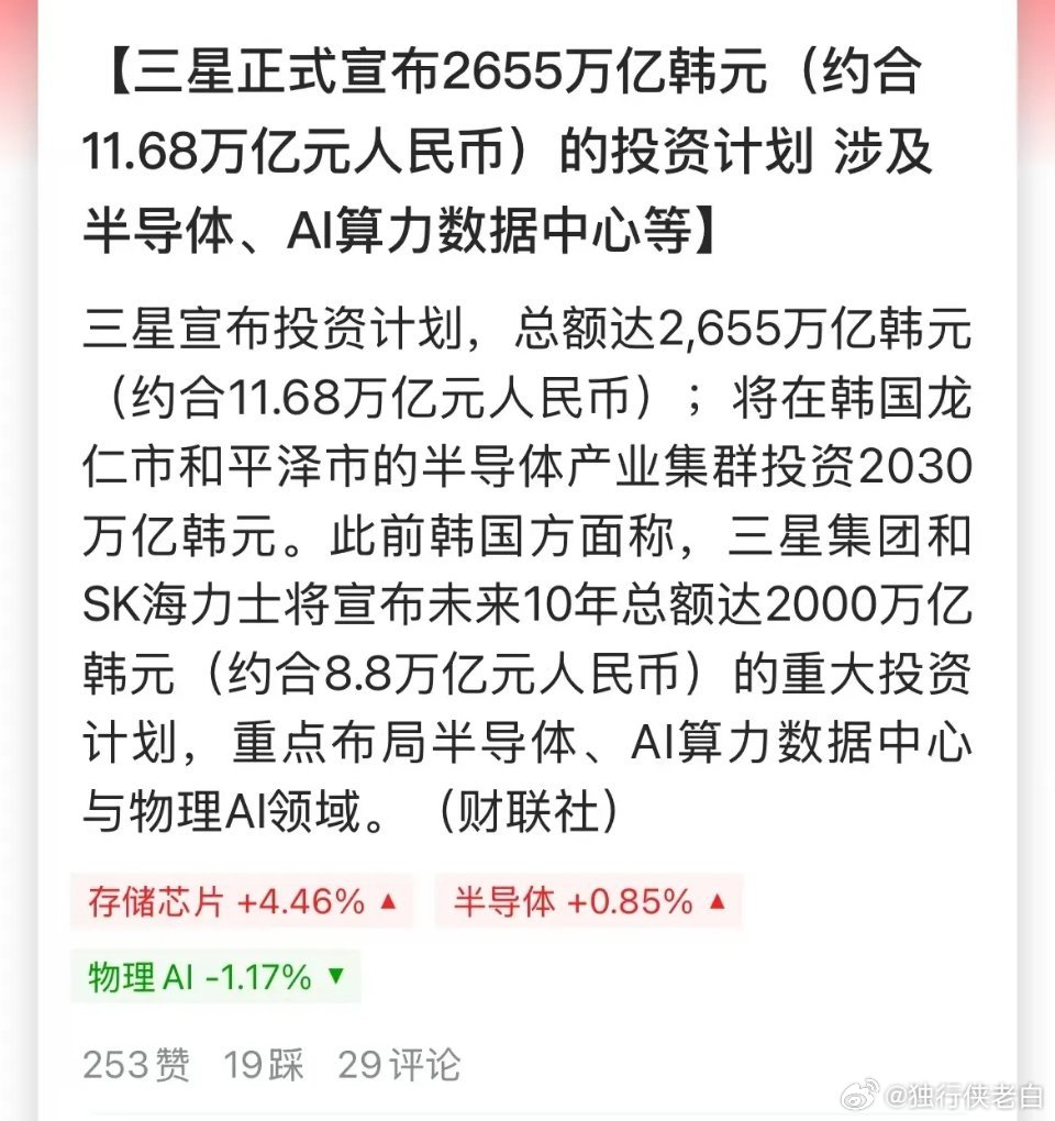 这个时候，基本能确定，半导体材料和设备将接班存储，成为市场最强主线，毕竟，韩国今