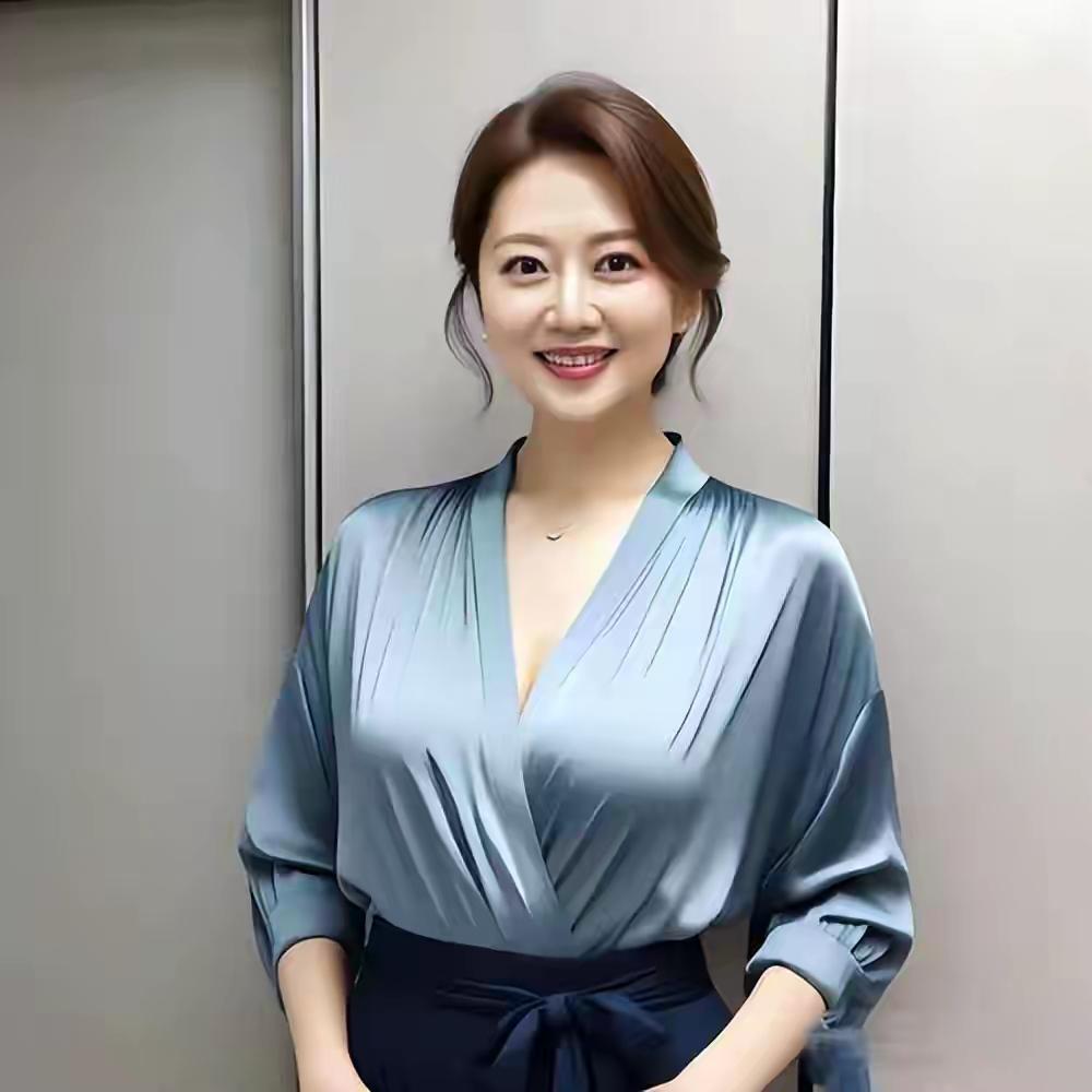 少女的美是青涩鲜活，四十岁女人的魅力是舒展、笃定、自足。
不讨好、不慌张、不迷茫