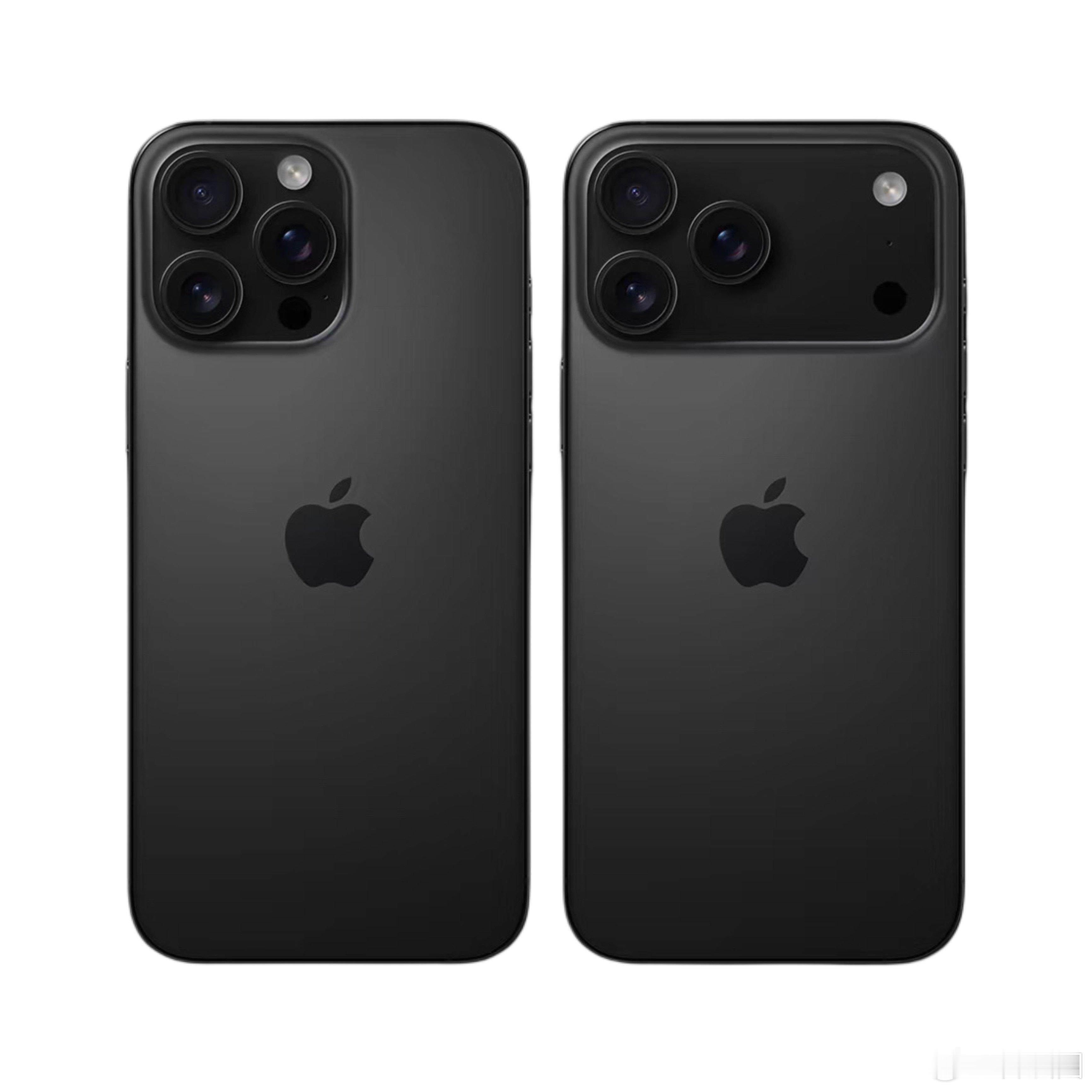 iPhone 16 Pro对比iPhone 17 Pro背部Deco，想知道今年