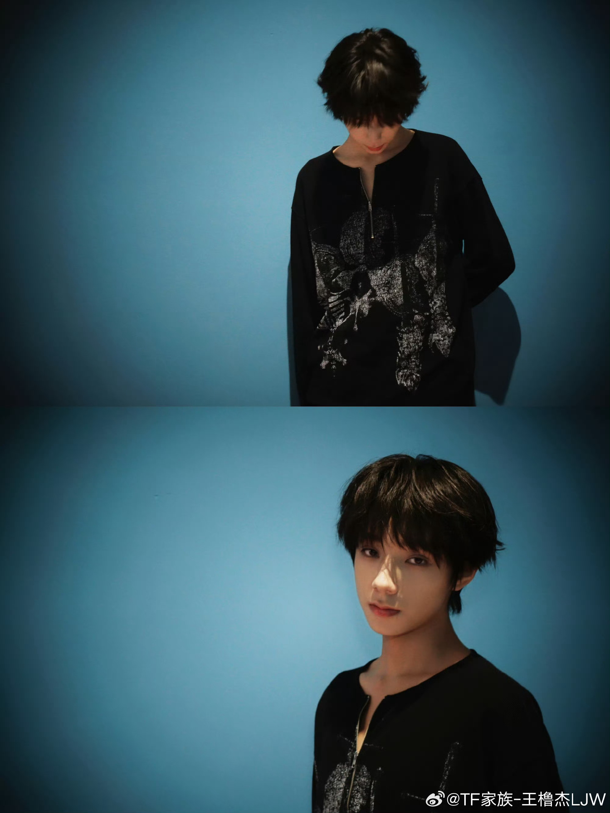 王橹杰没想到的成片王橹杰这骨相封神，线条封神，侧颜真的鲨疯了！王橹杰付彬言