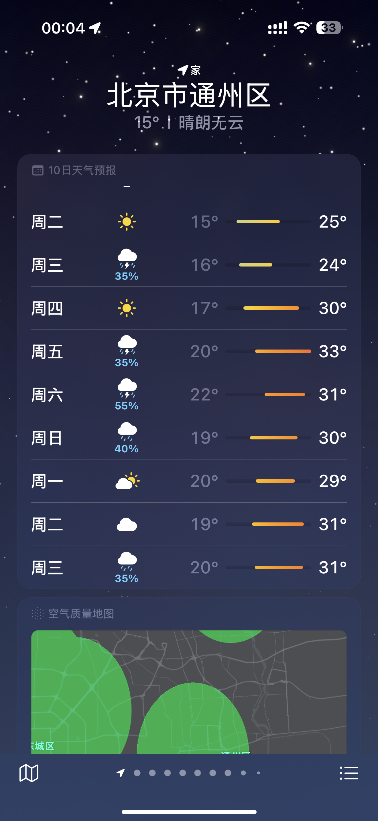 好美的天气 就这样保持在30°以下吧…🙏🏻 