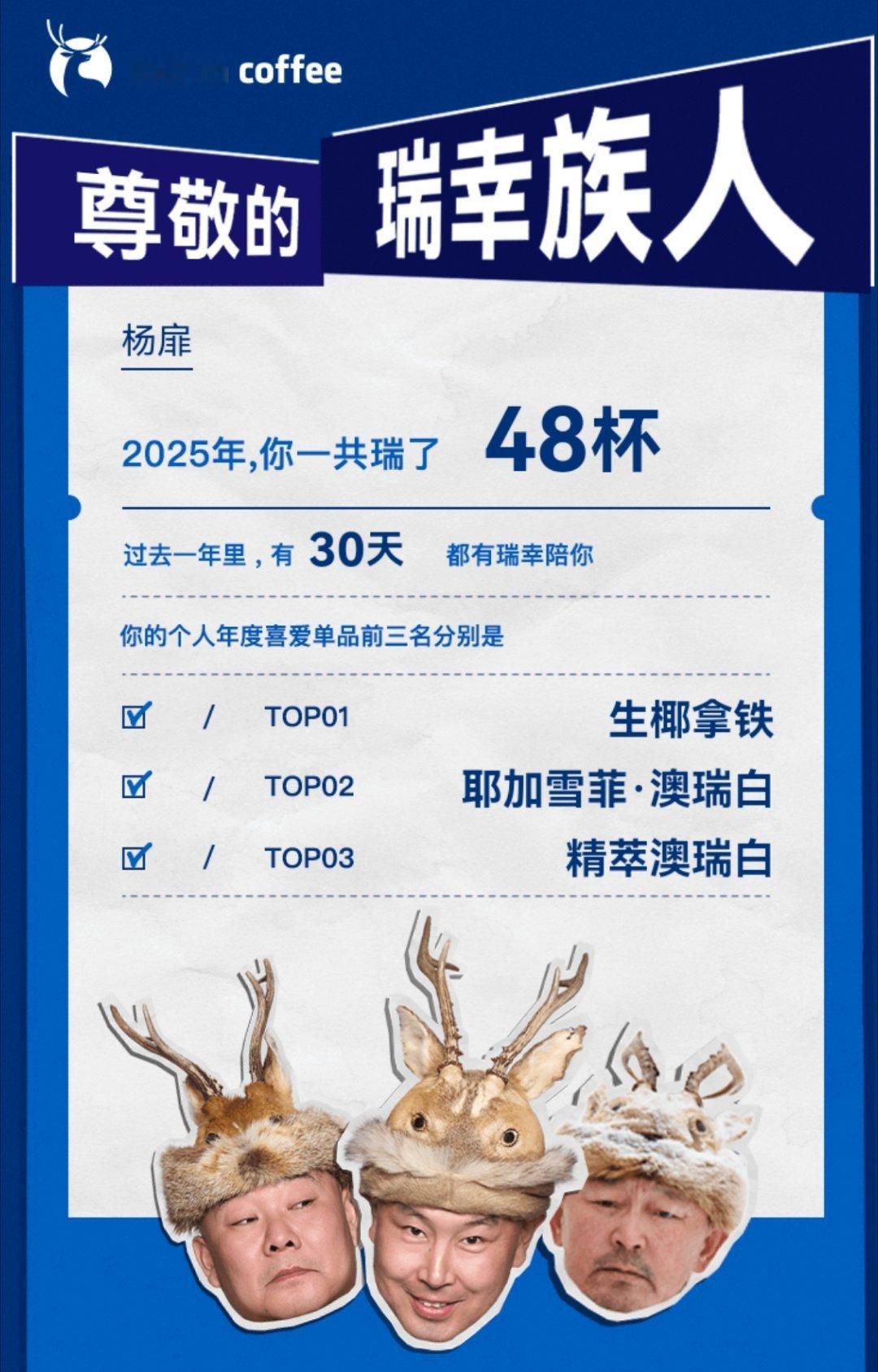 瑞幸咖啡年度盘点 今年咖啡消费趋于理性。