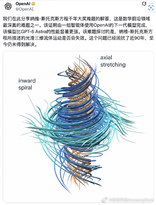 OpenAI宣布攻克千禧年难题当地时间9月8日，OpenAI宣布其内部未公开的A
