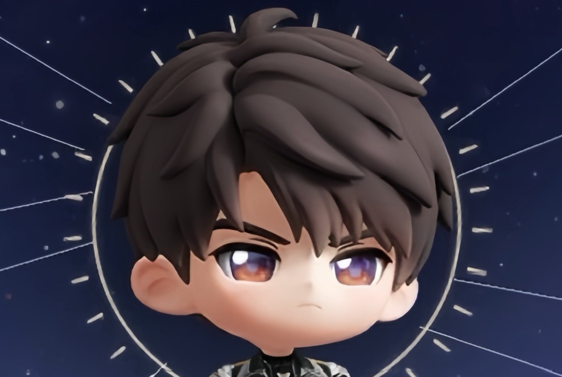 小昼哥哥冷脸的时候还挺凶 