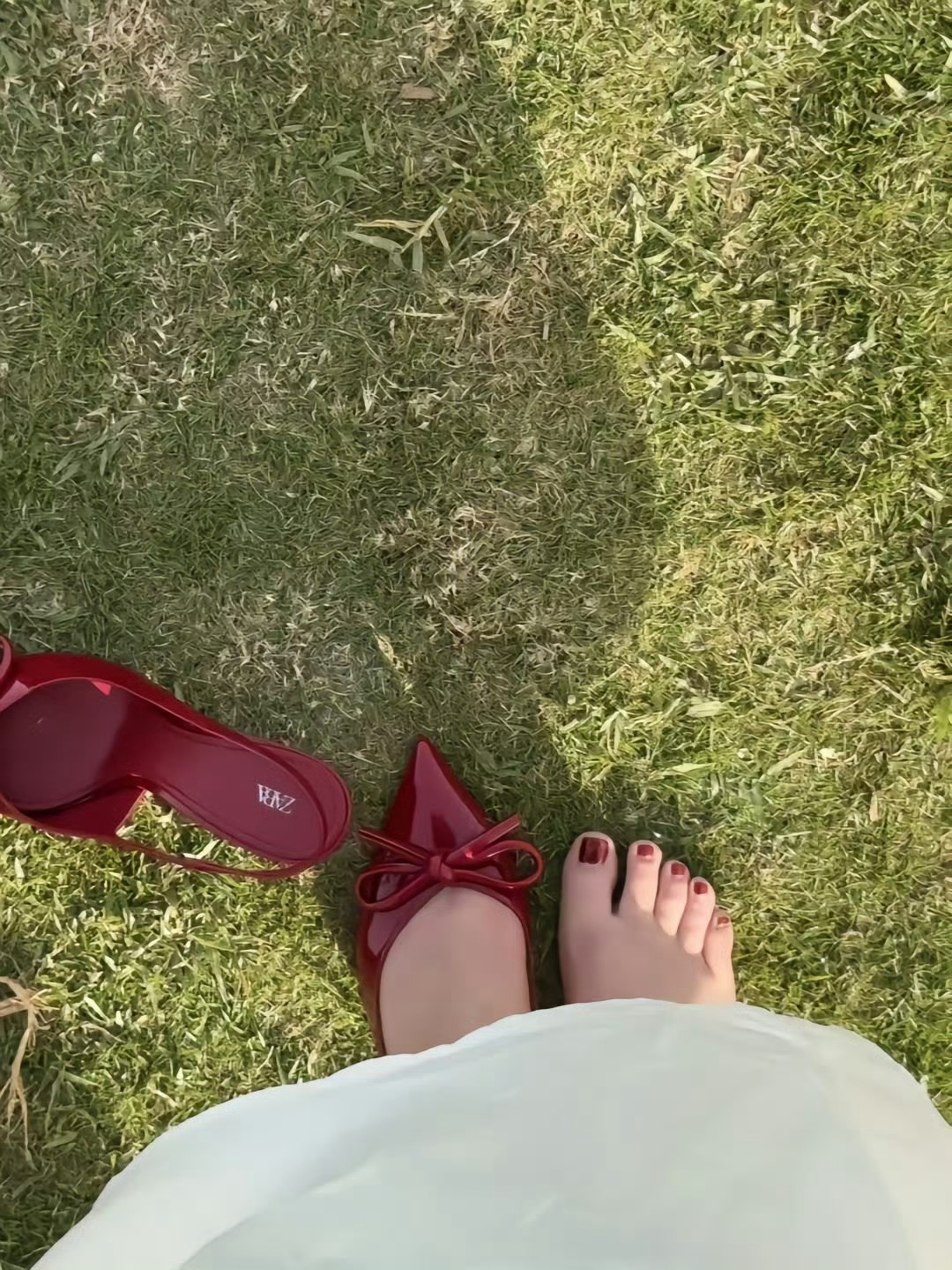 第一次户外真紧张  